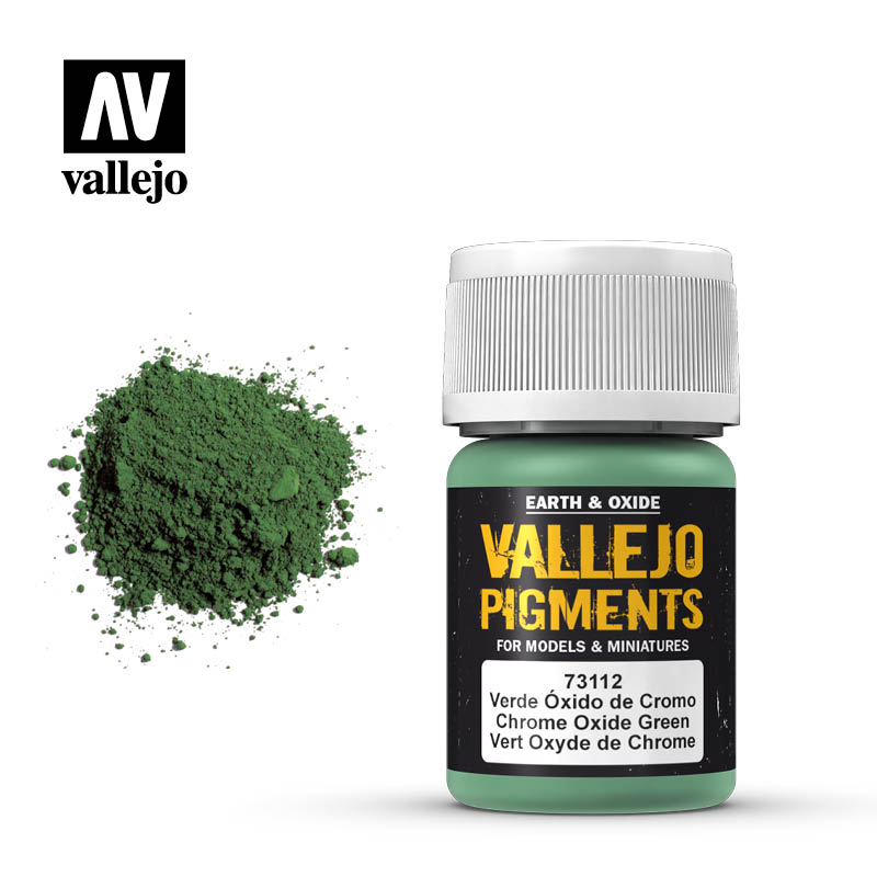 Vallejo Pigments - 112 Chrome Oxide Green