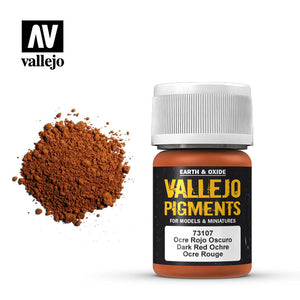 Vallejo Pigments - 107 Dark Red Ocher 30ml