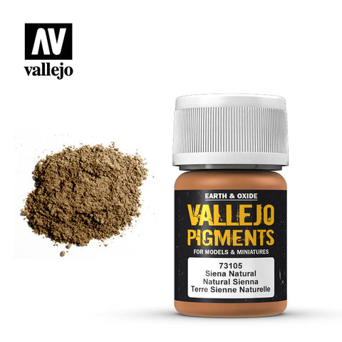 Vallejo Pigments - 105 Natural Sienna 30ml