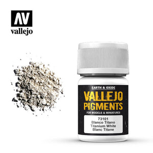 Vallejo Pigments - 101 Titanium White 30ml