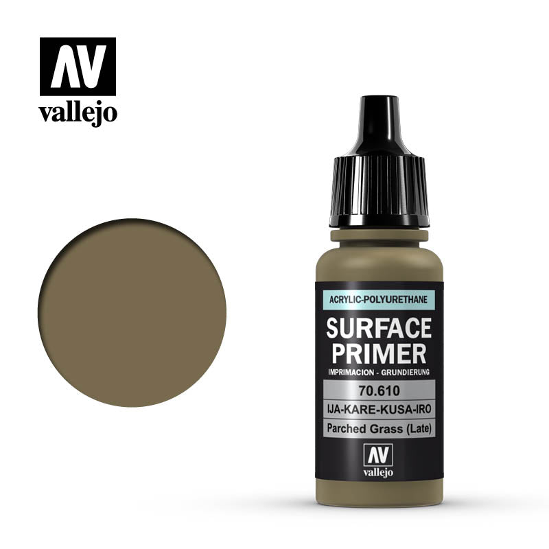Vallejo Surface Primer - 610 Parched Grass 17ml