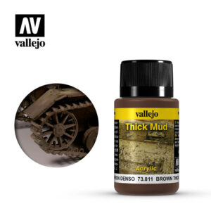 Vallejo Weathering Effects 811 Brown Thick Mud 40ml
