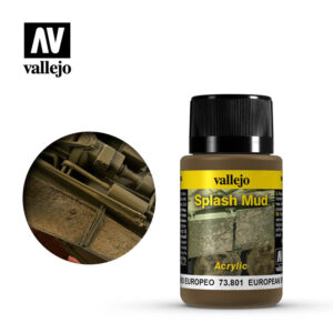 Vallejo Weathering Effects 801 European Splash Mud 40ml