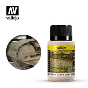 Vallejo Weathering Effects 810 Light Brown Thick Mud 40ml