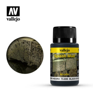 Vallejo Weathering Effects 806 Black Splash Mud 40ml