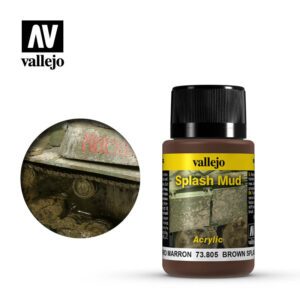 Vallejo Weathering Effects 805 Brown Splash Mud 40ml